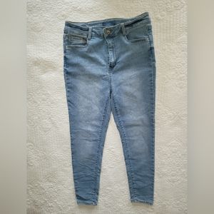 WAX JEAN Light Blue Jeans Sz 13 skinny  high waist  super stretchy